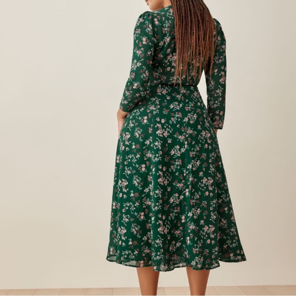 NWT Reformation Melba Wrap Dress Large - Picture 4 of 4